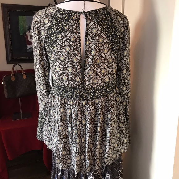 🍒NWT FREE PEOPLE-Rolling Hills Printed Tunic - Picture 2 of 4